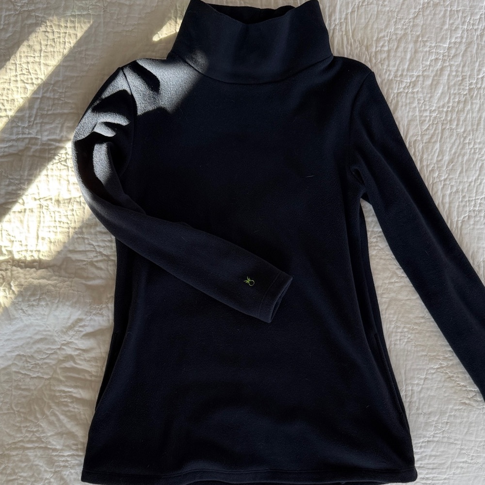 Women's Navy Turtleneck Sweater
